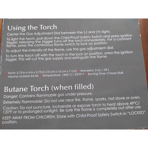 5 Piece Creme Brulee Set - Picture 4 of 6